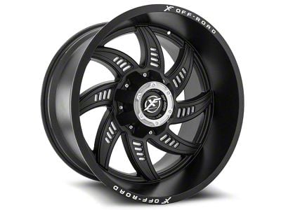 XF Offroad XF-206 Matte Black Wheel; 20x10; -12mm Offset (20-24 Jeep Gladiator JT)