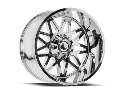 XF Offroad XF-211 Chrome Wheel; 24x14; -76mm Offset (20-24 Jeep Gladiator JT)