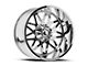 XF Offroad XF-211 Chrome Wheel; 24x14; -76mm Offset (20-24 Jeep Gladiator JT)