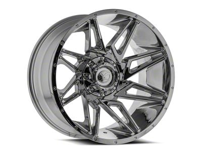 XF Offroad XF-218 Chrome Wheel; 20x10; -24mm Offset (20-24 Jeep Gladiator JT)