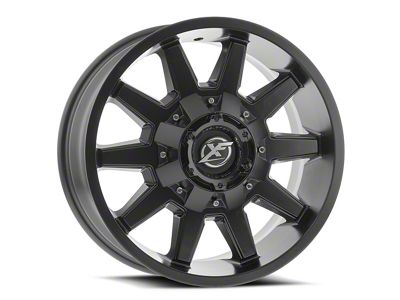 XF Offroad XF-219 Matte Black Wheel; 17x9; 0mm Offset (20-24 Jeep Gladiator JT)