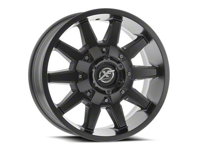 XF Offroad XF-219 Matte Black Wheel; 17x9 (20-24 Jeep Gladiator JT)