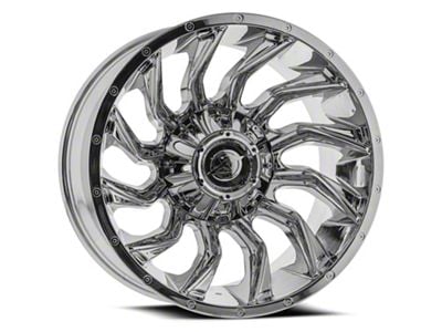 XF Offroad XF-224 Chrome Wheel; 24x14; -76mm Offset (20-24 Jeep Gladiator JT)