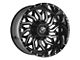 XF Offroad XF-228 Gloss Black Milled Wheel; 20x10; -12mm Offset (20-24 Jeep Gladiator JT)