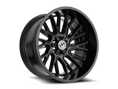 XF Offroad XF-230 Satin Black Wheel; 17x9; 0mm Offset (20-24 Jeep Gladiator JT)