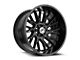 XF Offroad XF-230 Satin Black Wheel; 17x9; 12mm Offset (20-24 Jeep Gladiator JT)