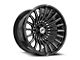 XF Offroad XF-231 Gloss Black and Milled Wheel; 17x9; 0mm Offset (20-24 Jeep Gladiator JT)