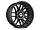 XF Offroad XF-232 Satin Black Machined with Bronze Double Dark Tint Wheel; 20x9; 12mm Offset (20-24 Jeep Gladiator JT)