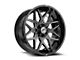 XF Offroad XF-238 Gloss Black and Milled Wheel; 17x9; 0mm Offset (20-24 Jeep Gladiator JT)