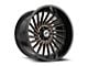 XF Offroad XF-239 Satin Black and Bronze Machined Double Dark Tint Wheel; 22x12; -44mm Offset (20-25 Jeep Gladiator JT)