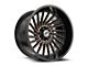 XF Offroad XF-239 Satin Black and Bronze Machined Double Dark Tint Wheel; 24x14; -76mm Offset (20-24 Jeep Gladiator JT)