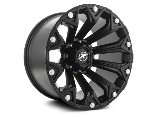 XF Offroad XF-212 Satin Black Wheel; 20x9 (11-21 Jeep Grand Cherokee WK2)