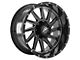 XF Offroad XF-216 Gloss Black Milled Wheel; 20x12; -44mm Offset (11-21 Jeep Grand Cherokee WK2)