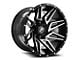 XF Offroad XF-218 Gloss Black and Machined Wheel; 20x9; 12mm Offset (18-24 Jeep Wrangler JL)