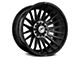 XF Offroad XF-234 Gloss Black with Brushed Double Dark Tint 6-Lug Wheel; 20x10; -12mm Offset (16-23 Tacoma)