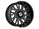 XF Offroad XF-230 Gloss Black Machined 6-Lug Wheel; 20x10; -12mm Offset (17-24 Titan)