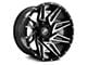 XF Offroad XF-218 Gloss Black Machined 6-Lug Wheel; 20x12; -44mm Offset (16-24 Titan XD)