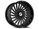 XF Offroad XF-239 Gloss Black Milled 6-Lug Wheel; 20x10; -12mm Offset (16-24 Titan XD)