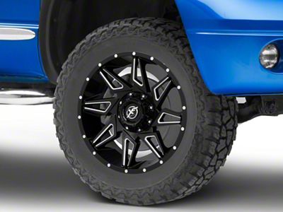 XF Offroad XF-218 Gloss Black Milled 5-Lug Wheel; 20x9; 0mm Offset (07-13 Tundra)