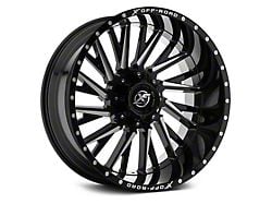 XF Offroad XF-226 Gloss Black Milled 5-Lug Wheel; 20x10; -12mm Offset (07-13 Tundra)