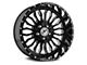 XFX Flow XFX-305 Gloss Black Milled 5-Lug Wheel; 18x10; 0mm Offset (07-13 Tundra)