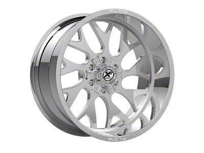 XFX Flow XFX-301 Chrome 6-Lug Wheel; 17x10; 12mm Offset (03-09 4Runner)