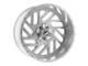 XFX Flow XFX-304 Brushed and Milled Wheel; 22x12; -44mm Offset (20-24 Jeep Gladiator JT)