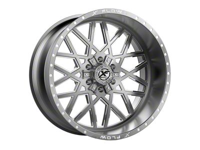 XFX Flow XFX-307 Brushed and Milled Wheel; 26x12; -44mm Offset (20-24 Jeep Gladiator JT)