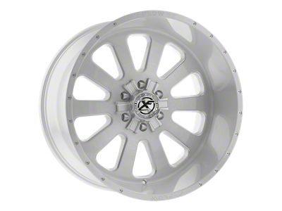 XFX Flow XFX-302 Brushed and Milled Wheel; 26x12; -44mm Offset (99-04 Jeep Grand Cherokee WJ)