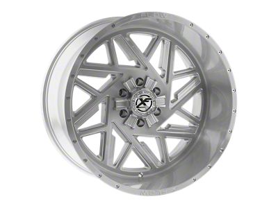 XFX Flow XFX-306 Brushed and Milled Wheel; 26x12; -44mm Offset (11-21 Jeep Grand Cherokee WK2)