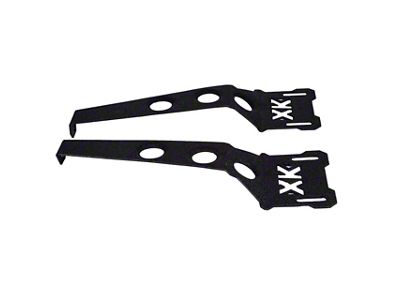 XK Glow 18 to 20-Inch Cowl Light Bar Brackets (20-24 Jeep Gladiator JT, Excluding Mojave)