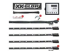 XK Glow 24-Inch Underglow LED Accent Light Kit; 3-Million Color (Universal; Some Adaptation May Be Required)