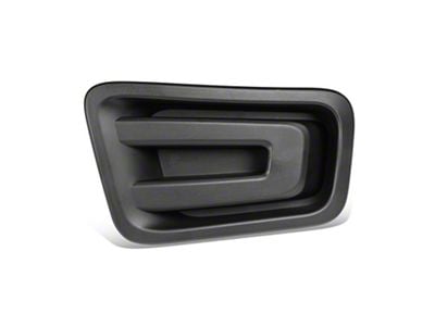 Fog Light Bezel Cover; Black; Driver Side (17-19 Titan w/o Fog Lights)