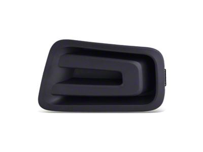 Fog Light Bezel Cover; Black; Passenger Side (17-19 Titan w/o Fog Lights)