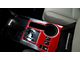 Transmission Console Accent Trim; Gloss TRD Red (14-24 4Runner)