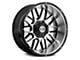 Xtreme Offroad NX-12 Midnight Black Diamond Cut Face 6-Lug Wheel; 20x10; -25mm Offset (22-24 Bronco Raptor)