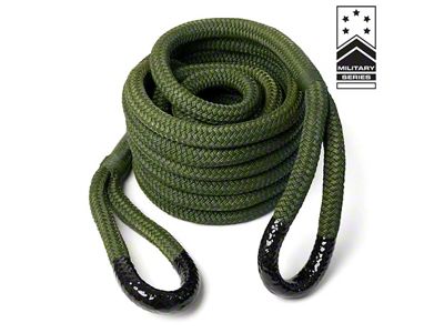 Yankum Ropes 5/8-Inch x 30-Foot Kinetic Rope; OD Green