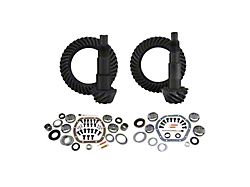 Yukon Gear Dana 30 Front Axle/44 Rear Axle Ring and Pinion Gear Kit with Install Kit; 4.56 Gear Ratio (07-18 Jeep Wrangler JK, Excluding Rubicon)
