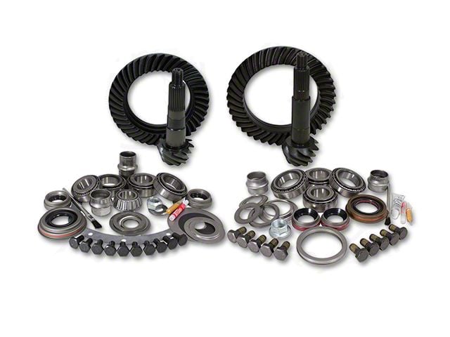 Yukon Gear Dana 30 Front Axle/44 Rear Axle Ring and Pinion Gear Kit with Install Kit; 4.88 Gear Ratio (97-06 Jeep Wrangler TJ, Excluding Rubicon)
