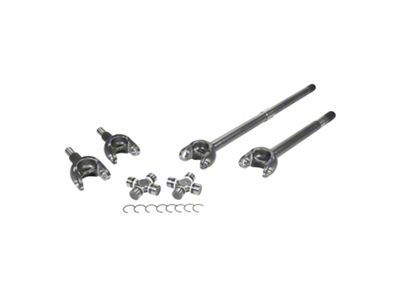 Yukon Gear Dana 44 Chromoly Front Axle Kit for FAD Delete; 32-Spline (20-24 Jeep Gladiator JT Launch Edition, Mojave, Rubicon)