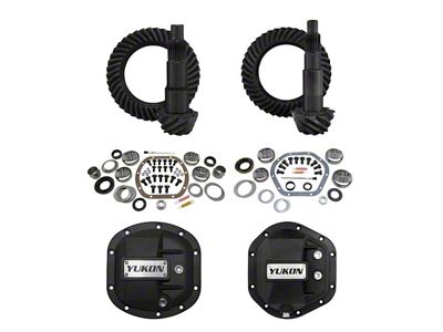 Yukon Gear Stage 2 Dana 30 Front Axle/Dana 44 Rear Axle Ring and Pinion Gear Kit; 4.88 Gear Ratio (07-18 Jeep Wrangler JK, Excluding Rubicon)