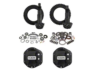 Yukon Gear Stage 2 Dana 44 Front Axle/Dana 44 Rear Axle Ring and Pinion Gear Kit; 4.88 Gear Ratio (07-18 Jeep Wrangler JK)