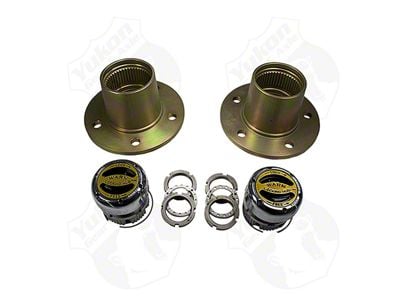 Yukon Gear Wheel Hub; Front; Hub Conversion; 5 X 5.50-Inch Bolt Pattern; Internal Mounted 30-Spline Locking Hub (71-86 Jeep CJ5 & CJ7)