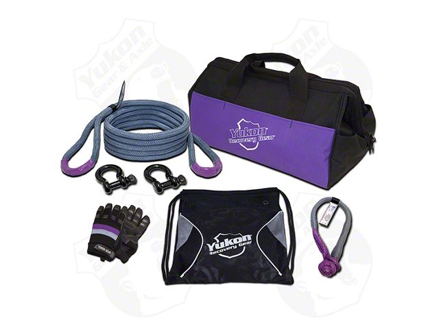 Yukon Gear Recovery Gear Kit with 3/4-Inch Kinetic Rope