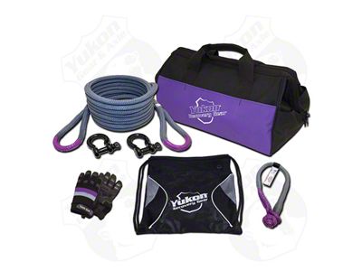 Yukon Gear Recovery Gear Kit with 7/8-Inch Kinetic Rope