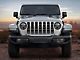 ZKD Customs Grille Insert; Black and Dark Gray Dog Paw Flag (20-24 Jeep Gladiator JT)