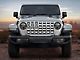 ZKD Customs Grille Insert; Black and White Dog Paw Flag (20-24 Jeep Gladiator JT)