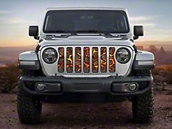 ZKD Customs Grille Insert; Lava (20-24 Jeep Gladiator JT)