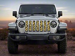 ZKD Customs Grille Insert; Leopard Print (20-24 Jeep Gladiator JT)