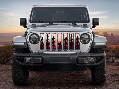 ZKD Customs Grille Insert; Sasquatchy (20-24 Jeep Gladiator JT)